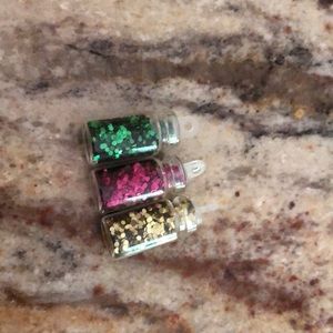 3colors of glitter